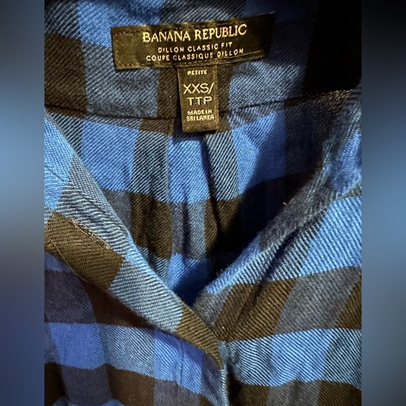 Banana Republic flannel button shirt - Picture 3 of 4